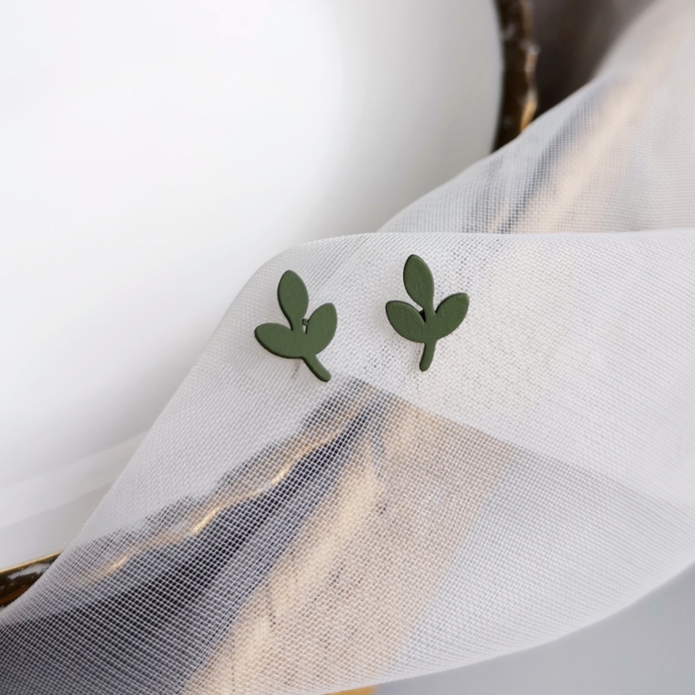 Khuyên Tai Hình Chiếc Lá Phong Cách Hàn Quốc Thời Trang Mùa Hè Cho Nữ