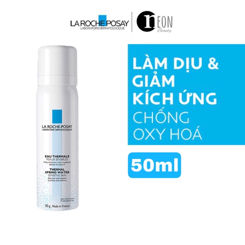 Nước xịt khoáng làm sạch và làm dịu cho da nhạy cảm La Roche-Posay Thermal Spring Water 50ml