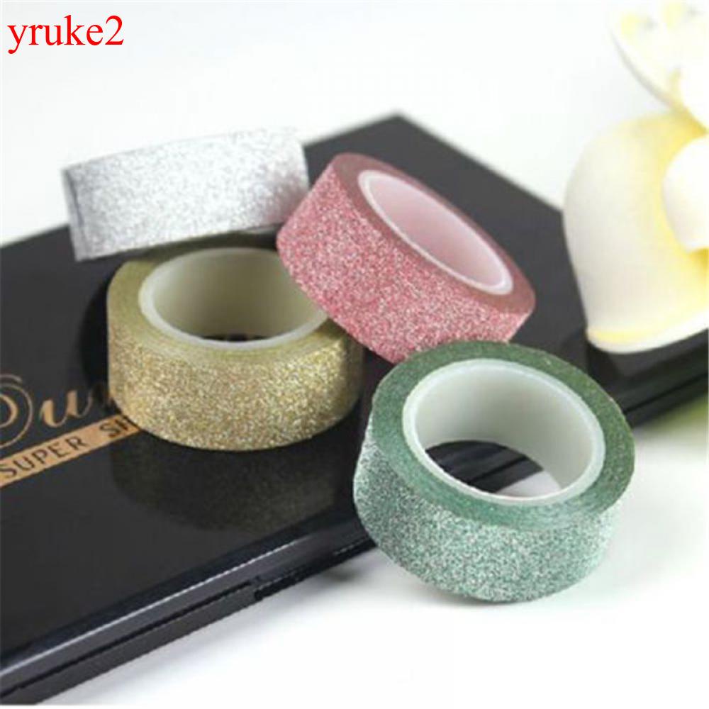 Cuộn băng dính kim tuyến dài 3m dùng trang trí thủ công