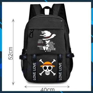 Balo đi học cao cấp one piece - đảo hải tặc, balo monkey d.luffy độc đẹp giá tại xưởng