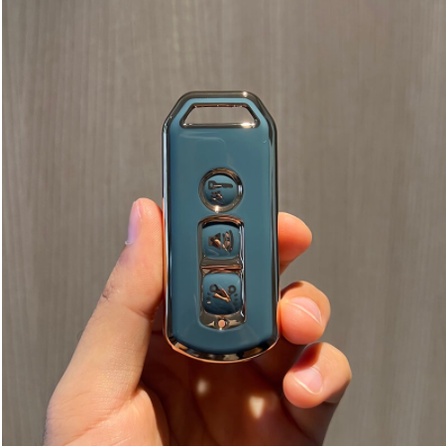 Vỏ Chìa Khóa Điều Khiển Từ Xa 3 Nút Cho Xe Máy Honda PCX SH 125 150 2016-2020 Super Cub 125