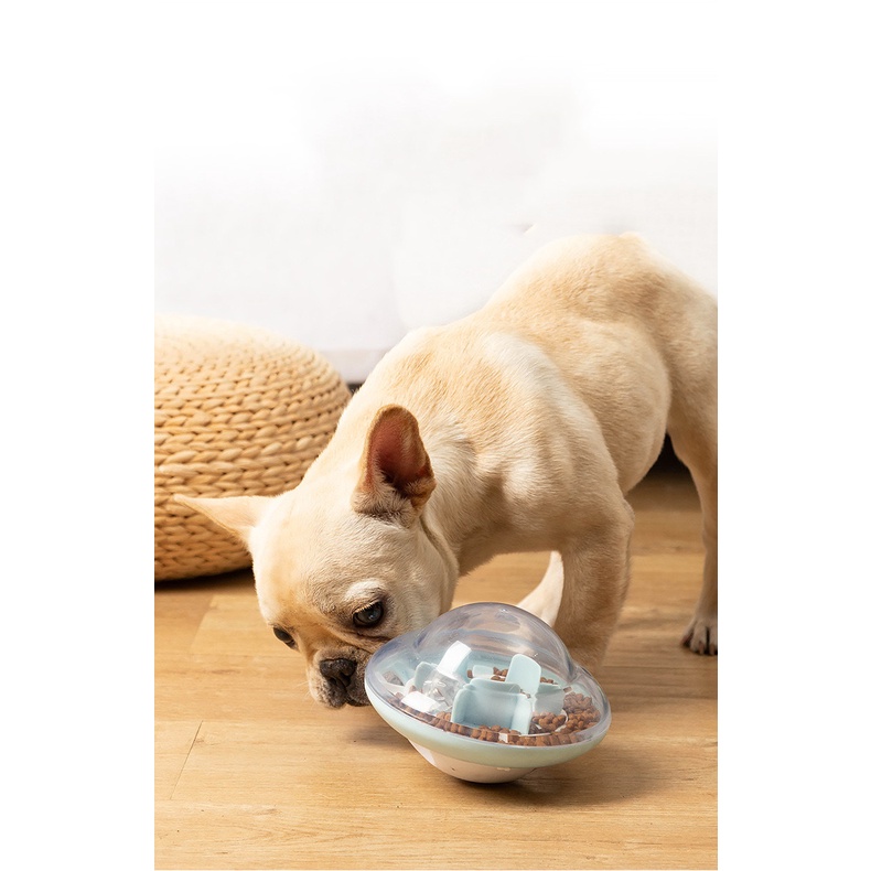 ĐỒ CHƠI ĐĨA BAY RỚT HẠT CHO THÚ CƯNG - ĐỒ CHƠI ĐUỔI BẮT