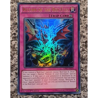 Bài Yugioh - Return Of The Red Eyes Black Dragon (Ultra Rare)