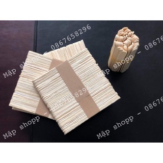 Que kem gỗ, que làm đồ handmade🤩[50 que/vỉ]
