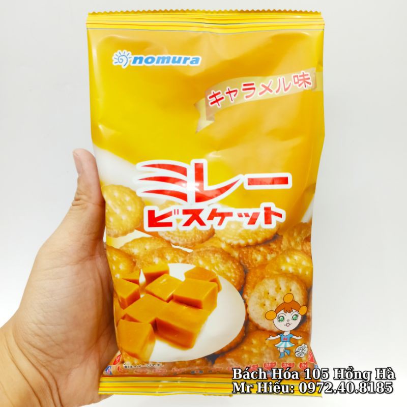 Bánh quy Nomura vị Caramen 110g