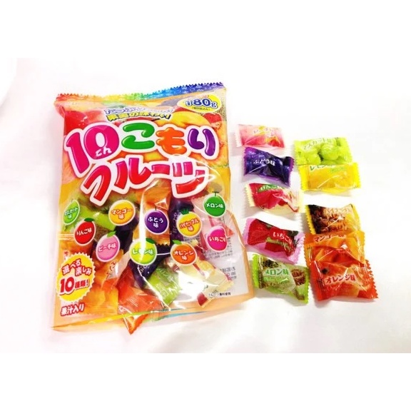 Hàng Nhập Khẩu Kẹo Ribon Vị Trái Cây 10 Vị 180g - Nhật Bản