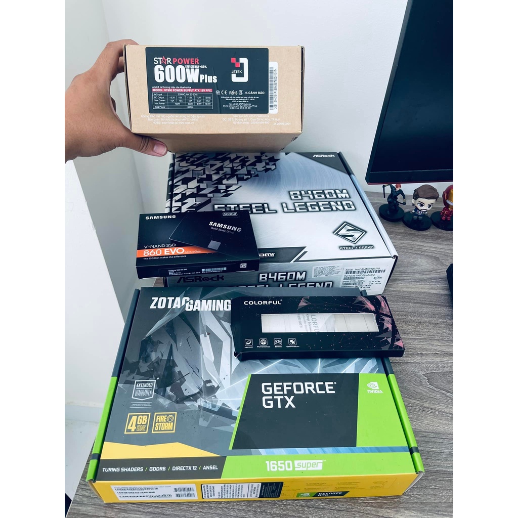 Thiên Hùng Gaming G1 - i3 10th , H510 , GTX , RX , Ram 8 -16gb , SSD 128 - 512gb , Nguồn CST , Vỏ case hai mặt kính .