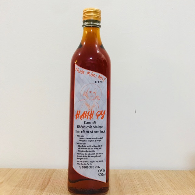 Nước mắm nhĩ Hạnh PY 500ml