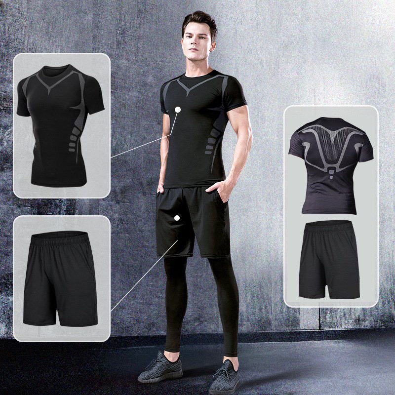 Bộ thể thao nam,quần áo thể thao nam tập gym H3 SPORT, cất co giãn 4 chiều thoáng mát.