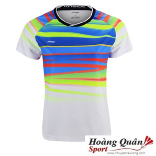 Áo cầu lông nữ Lining 6028 (đen- trắng)