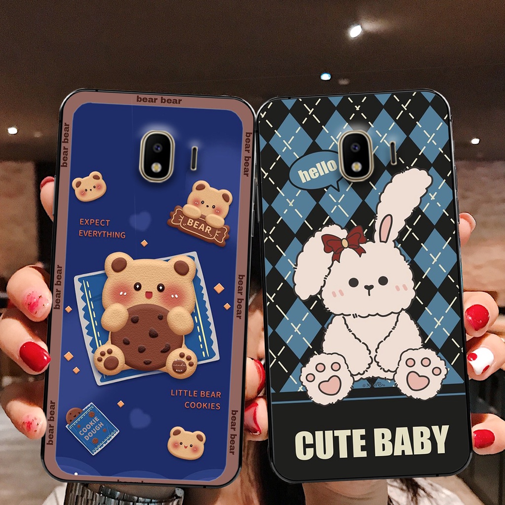 Ốp lưng Samsung J2 Pro / J2 Core / J2 Prime / J4 in hình cute, chú gấu thể thao tinh nghịch cực đáng yêu