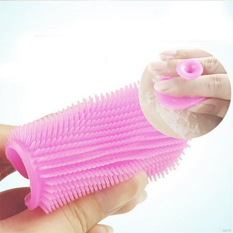 Cọ silicone rửa mặt mát xa làm sạch loại bỏ mụn đầu đen tiện lợi