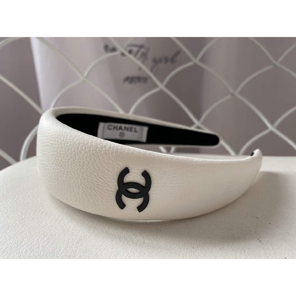 Băng Đô Cài Tóc Bằng Da Có In Chữ Thời Trang Phong Cách Cho Nữ