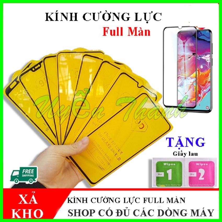 Cường lực Full màn Samsung Galaxy A10 A10S A20 A20S A30 A30S A50 A50s A70 A80 A90 5g M10 M20 M30s Note 10 20 S10 Lite