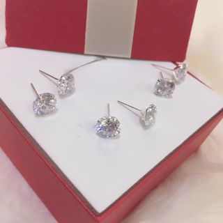 Bông tai nụ đá bạc s925