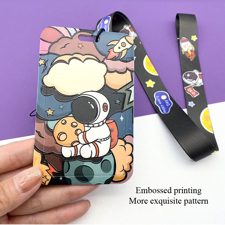 Bao Đựng Thẻ Hình Phi Hành Gia Hoạt Hình