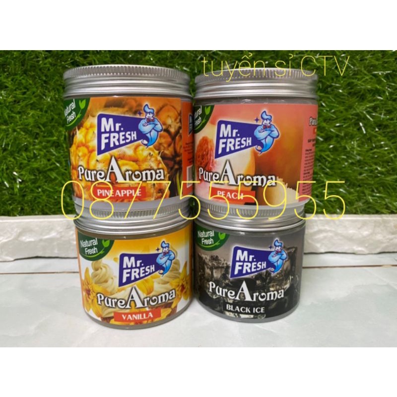 Sáp thơm khử mùi mr fresh 230g hương đào ice black dứa vanila