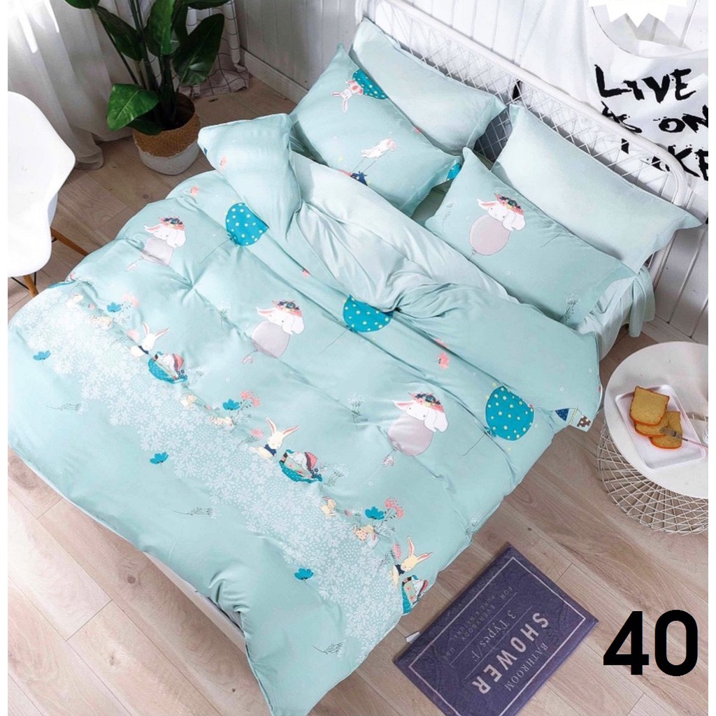 Bộ drap giường Tencel 100% 🎁MẪU MỚI🎁 chất liệu lụa tencel cao cấp cực mát mịn