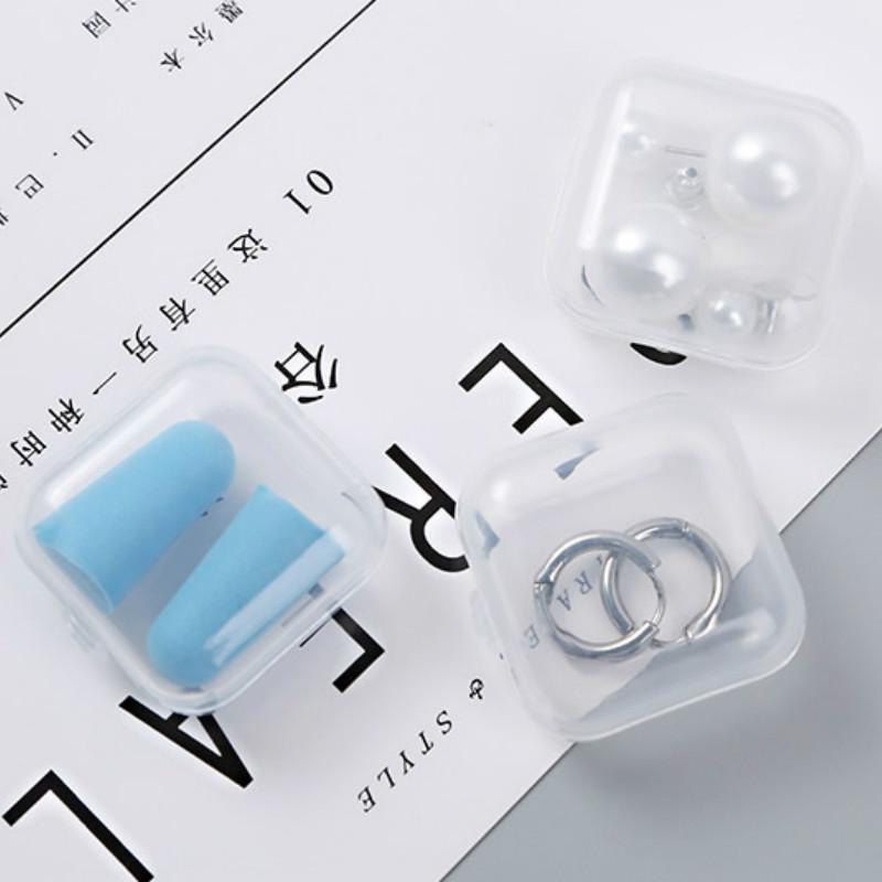 Hộp Đựng Trang Sức Mini Trong Suốt Đa Năng Tiện Dụng