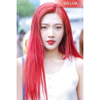 Thuốc nhuộm tóc màu ĐỎ LỬA tại nhà + tặng gang tay và kem trợ nhuộm