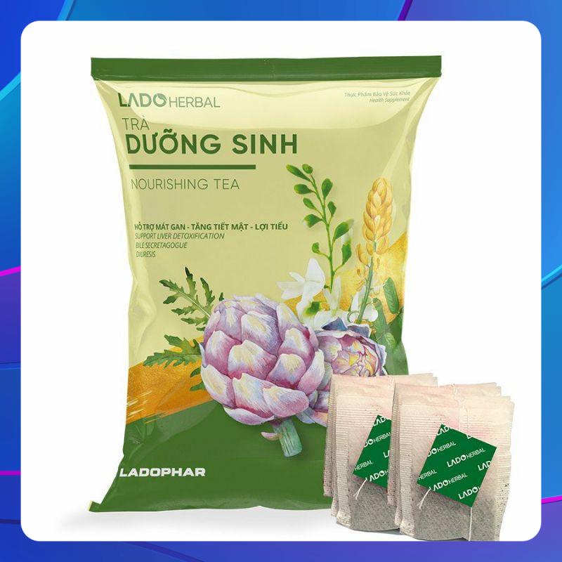 Trà Dưỡng Sinh từ Actisô-Ladophar. Thơm ngon- hậu ngọt. hộp 50 túi lọc.