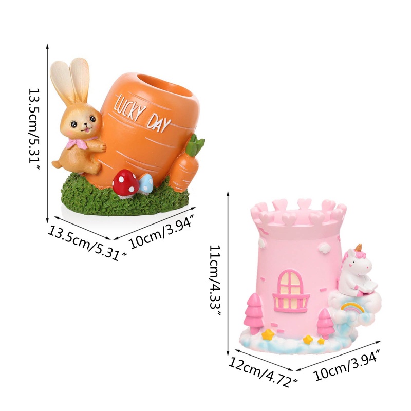 Giá Đỡ Bút Để Bàn Thủ Công Thiết Kế Đáng Yêu Cho Bé Mẫu Giáo