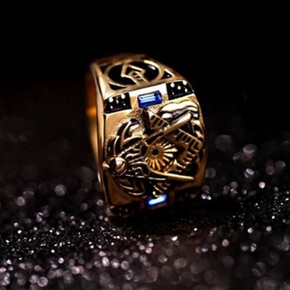 Nhẫn Đính Đá sapphire Thời Trang Cho Nam