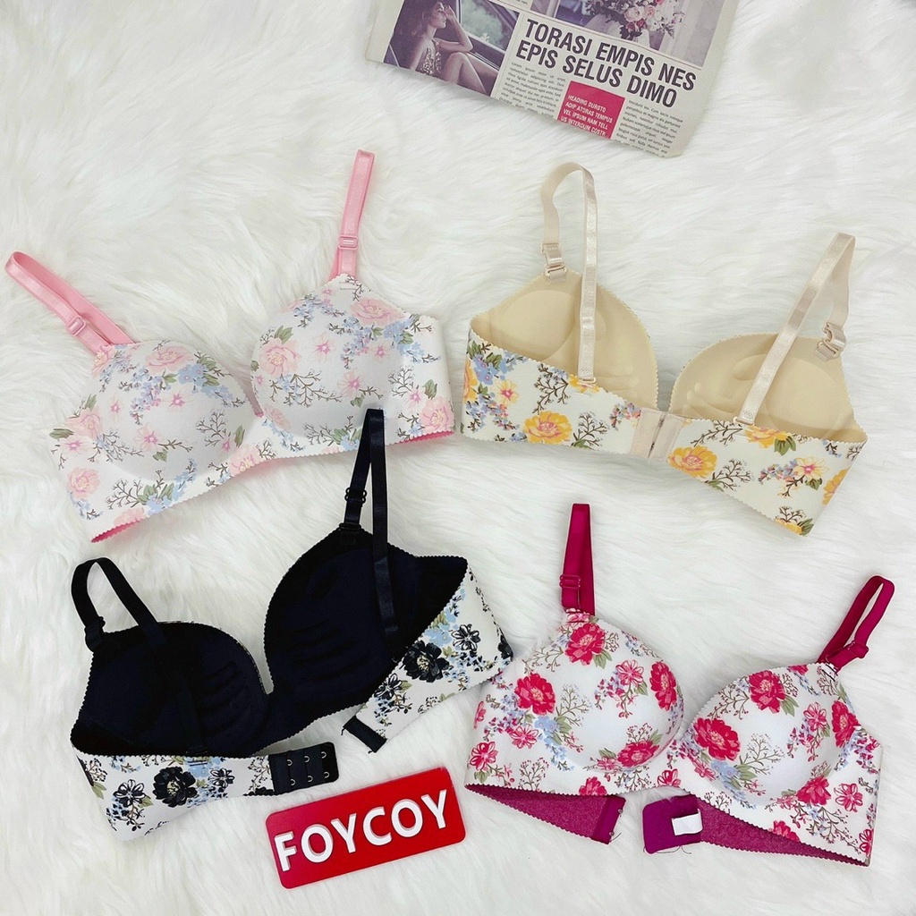 Áo ngực nữ không gọng bàn tay nâng ngực dễ thương đúc su gấm | BigBuy360 - bigbuy360.vn