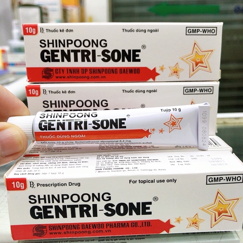 Tuýp bôi Gen-tri-sone Hàn quốc