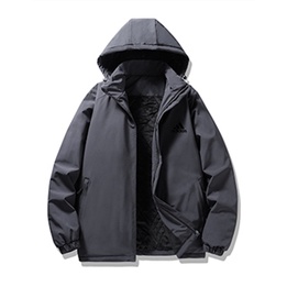 Áo khoác adidas chất liệu cotton dày chống nước có mũ trùm đầu cho nam
