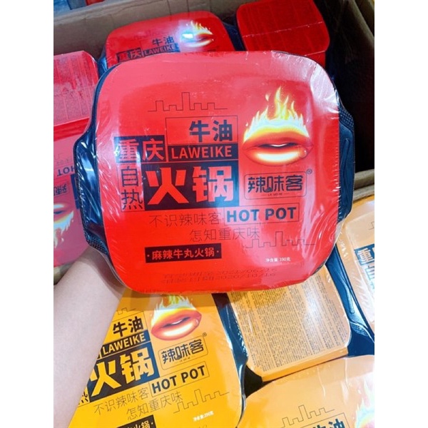 LẨU TỰ SÔI , CƠM TỰ SÔI LIPS HÌNH MÔI