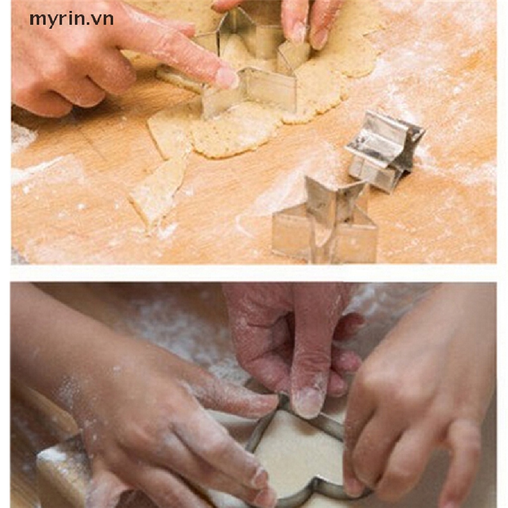 1 Set / 12 Khuôn Cắt Bằng Thép Không Gỉ Tạo Hình Trứng Độc Đáo