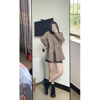(ẢNH THẬT) Giày bốt martin cổ cao nữ