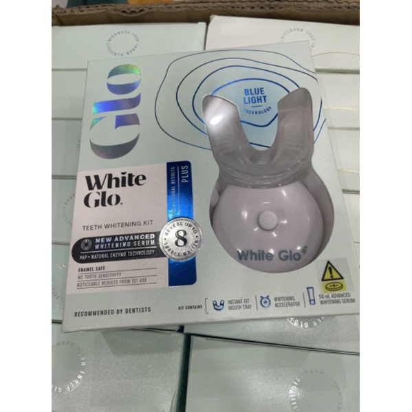 Bộ làm trắng răng White Glo White Accelerator Blue Light Teeth Úc