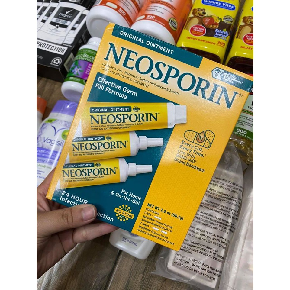 Neosporin - thuốc mỡ số 1 về da, giúp làm lành vết thương và chống SẸO hiệu quả