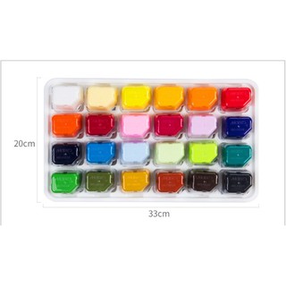 Màu Gouache Marie's dạng thạch (viên 30ml)
