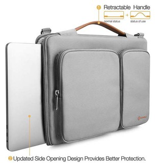 TÚI ĐEO TOMTOC SHOULDER BAG CORNERARMOR - SLIVER (T085)