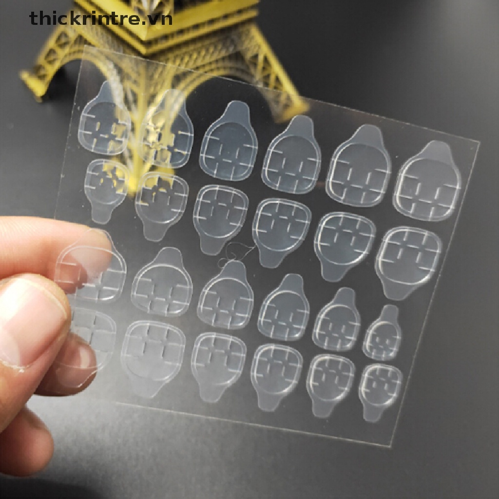 [Hàng mới về] Móng tay giả dán trang trí trong suốt linh hoạt