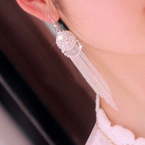 Khuyên Tai Chuỗi Tua Rua