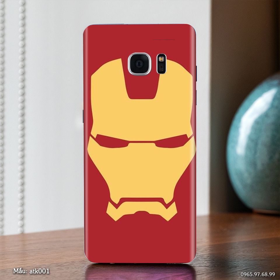 Miếng dán skin SamSung Galaxy S7 / S7 Edge in hình Ironman [ Nhiều hình ]