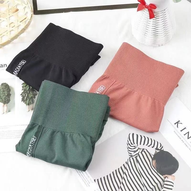Quần Short Tập Yoga Lưng Cao Không Đường May Thời Trang Cho Nữ