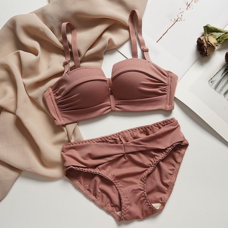 BỘ ĐỒ LÓT ĐẸP [ SIÊU NÂNG NGỰC ]⚡ FREESHIP⚡ set đồ lót cao su siêu nâng ngực ,tạo khe.cúp ngang không gọng. | BigBuy360 - bigbuy360.vn