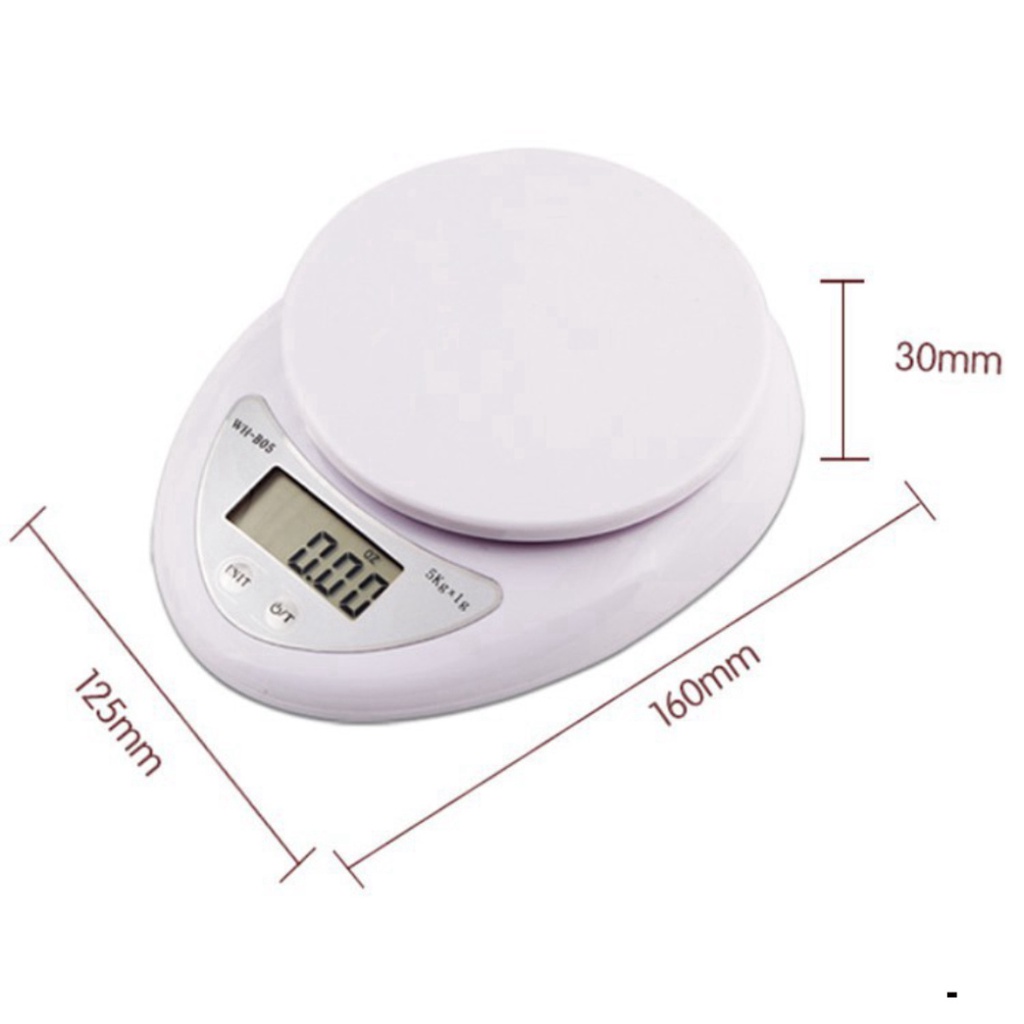 Cân tiểu ly điện tử nhà bếp mini cân định lượng thực phẩm từ 1 gam - 5kg, 10kg.Tiện Lợi Trong Nhà Bếp