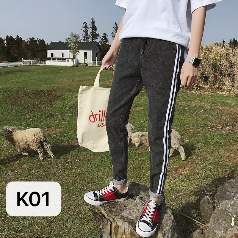 GETRICH quần jean vạch kẻ sườn siêu hot hit 2020 | BigBuy360 - bigbuy360.vn