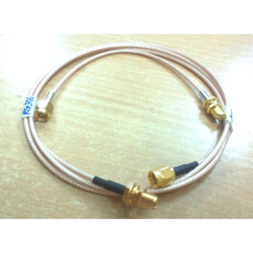 Dây Nối Dài Anten RG316 Chuẩn SMA Một Đầu Đực Một Đầu Cái | BigBuy360 - bigbuy360.vn