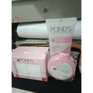 Sữa Rửa Mặt Pond's White Beauty tặng một hộp bông tẩy trang đa năng