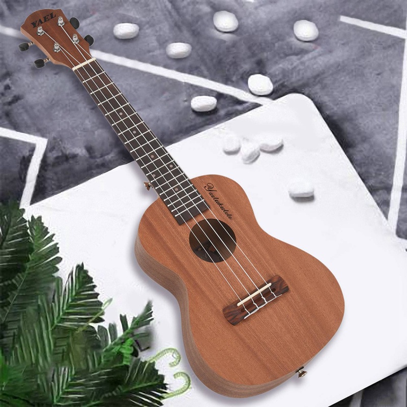 Bộ Đàn Ukulele Gỗ 18 Phím 23 Inch Kèm Túi Đựng Và Dây Đeo Tiện Dụng