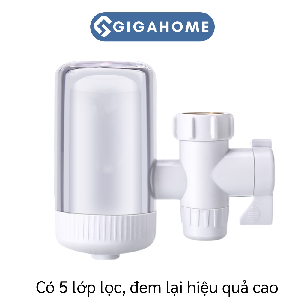 Máy Lọc Nước Tại Vòi GIGAHOME 5 Lớp Cao Cấp Loại Bỏ Vi Khuẩn, Nấm Mốc 7043