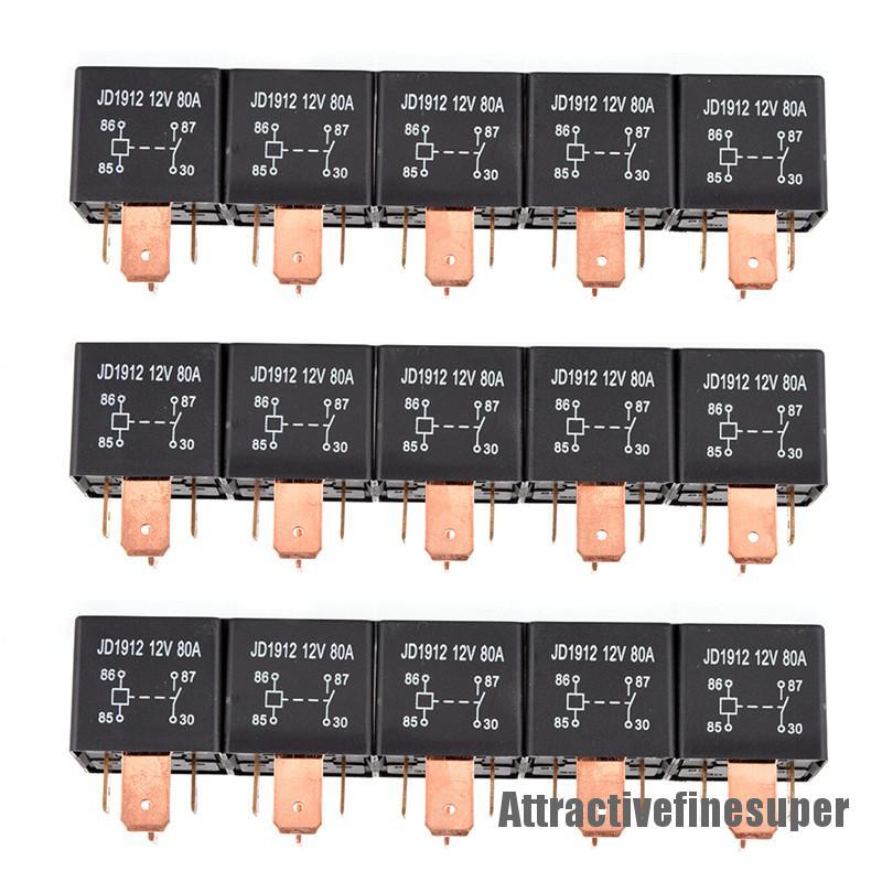 Rơ Le 4pin Dc 24v 12v 80a Jd1912 Cho Xe Hơi