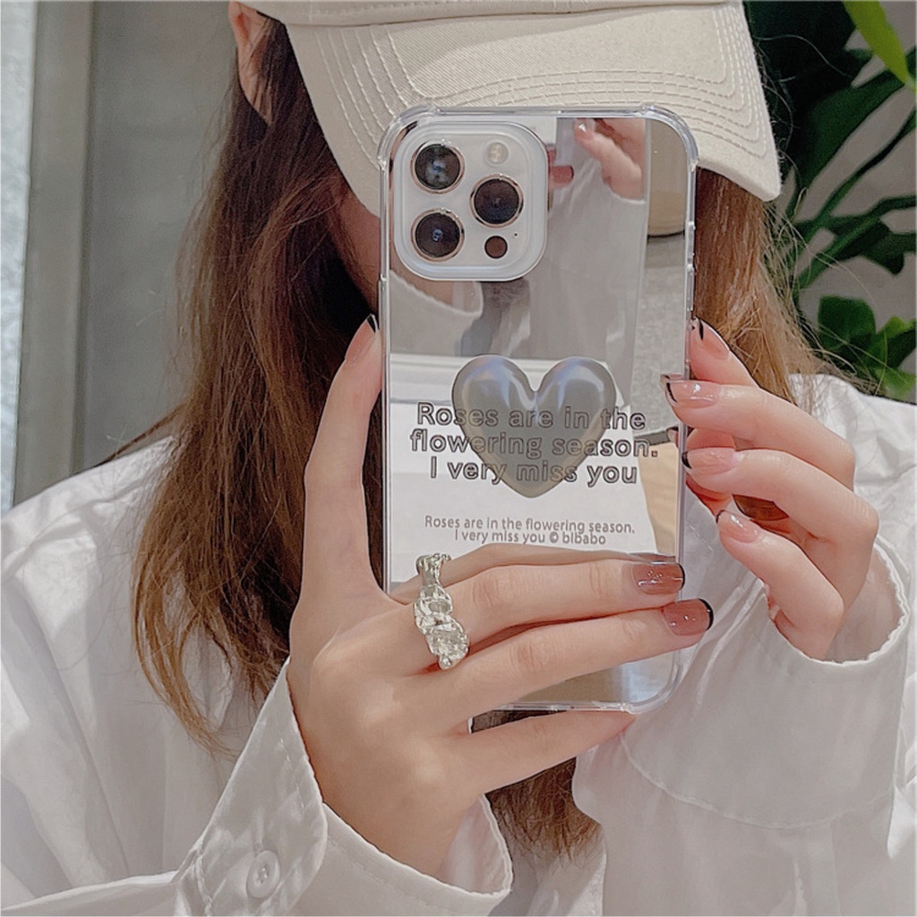 ỐP LƯNG GƯƠNG CHỐNG SỐC HEART BALLOONS - AB2851